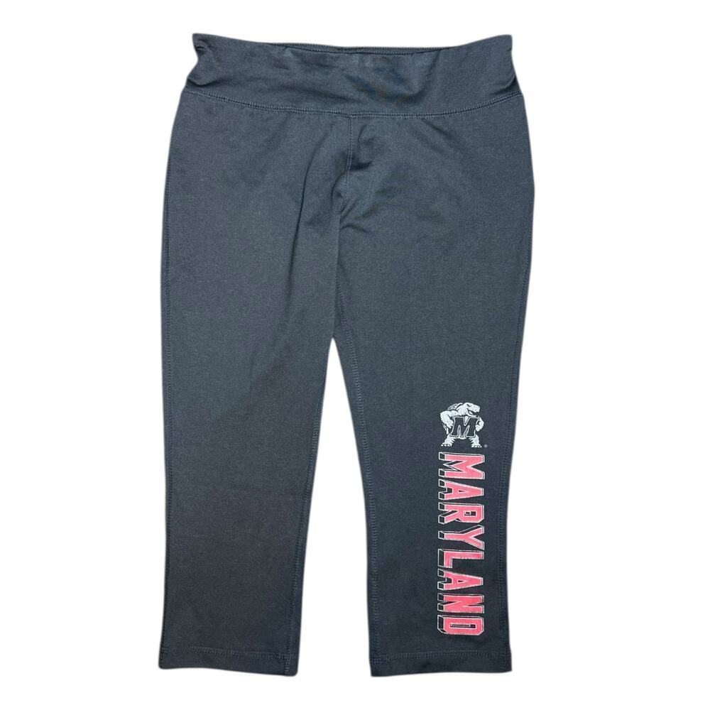 NWT University of Maryland Capri Leggings UMD Cropped Terps Gear size Medium
